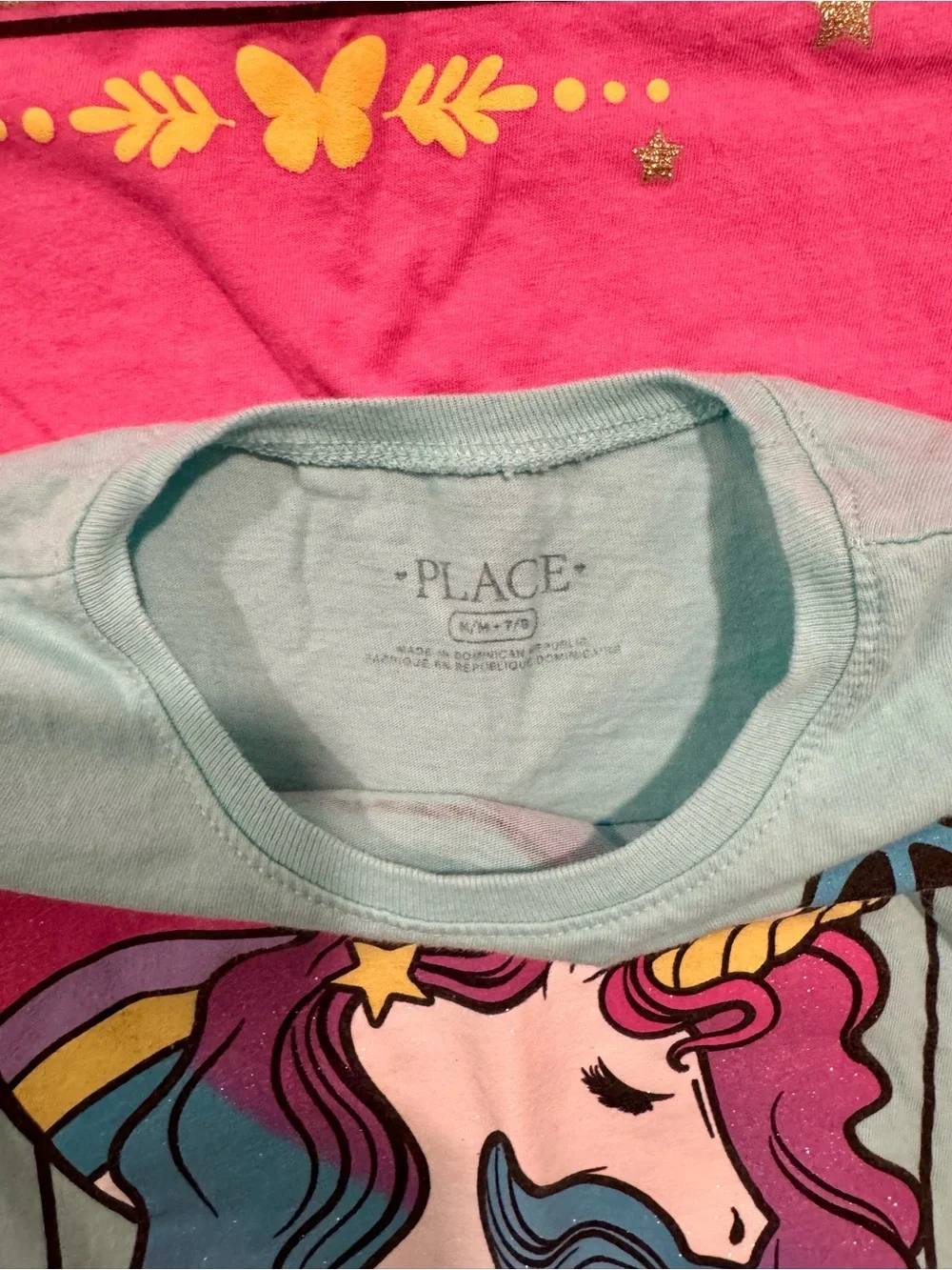 The Children's Place Bright Pink Butterfly Tee